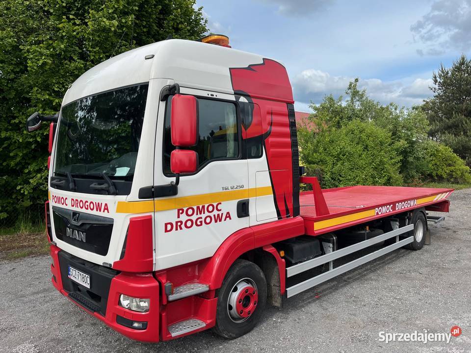 MAN TGL 12250 Pomoc drogowa płyta sprzedam