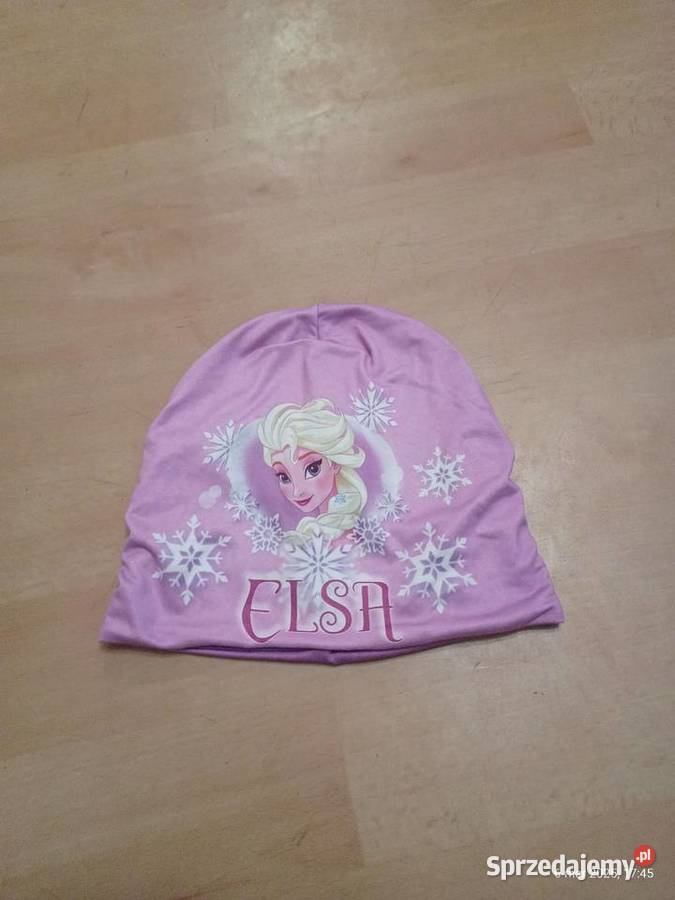 Czapka czapeczka wiosenna jesienna Elsa Kraina Szczecin sprzedam