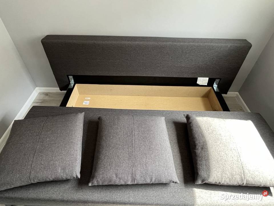 Sofa rozkładana IKEA szara stan 2 Tczew