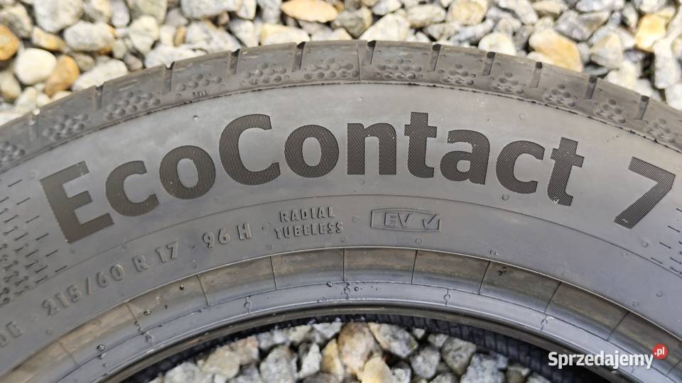 Opony letnie 21560R17 96H Continental EcoContact 215 lubuskie Słubice sprzedam