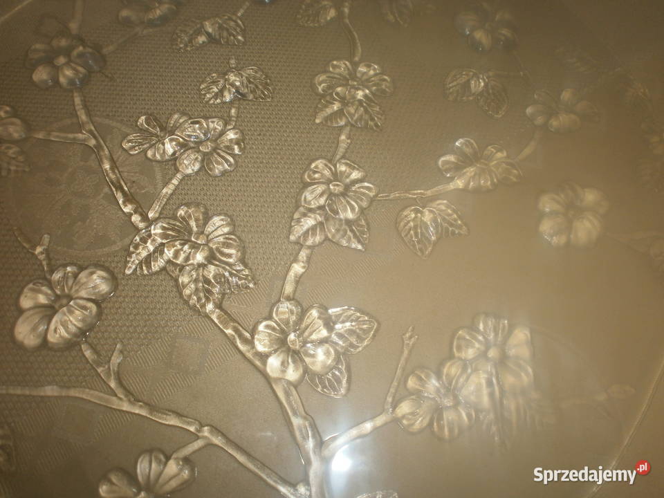 duża patera na tort ciasto 35 przezroczysty Zielona Góra