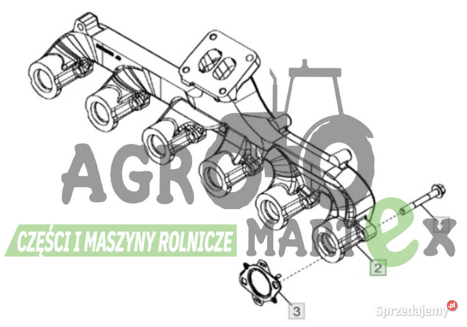 R535059 R524633 R535826 KOLEKTOR WYDECHOWY 6030 Wichrów