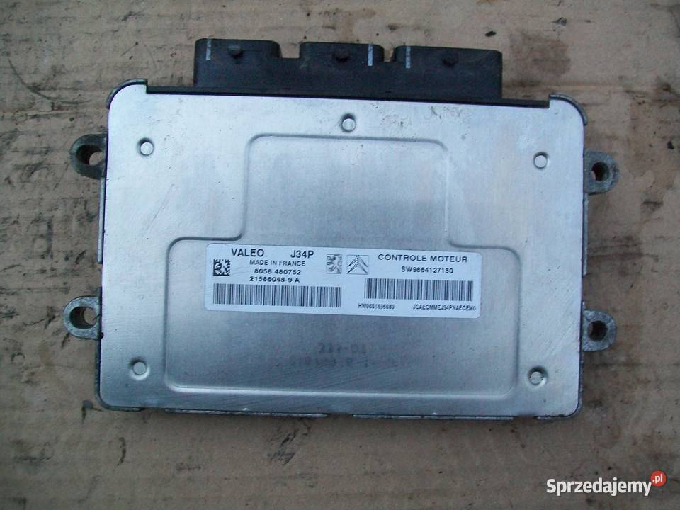 Citroen C3 11 Sterownik komputer silnika Układ elektryczny, zapłon