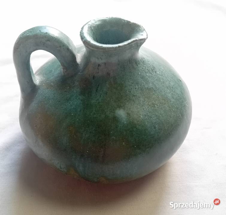 Ceramiczny świecznik ceramika artystyczna 1986 r wielkopolskie Koźminek sprzedam