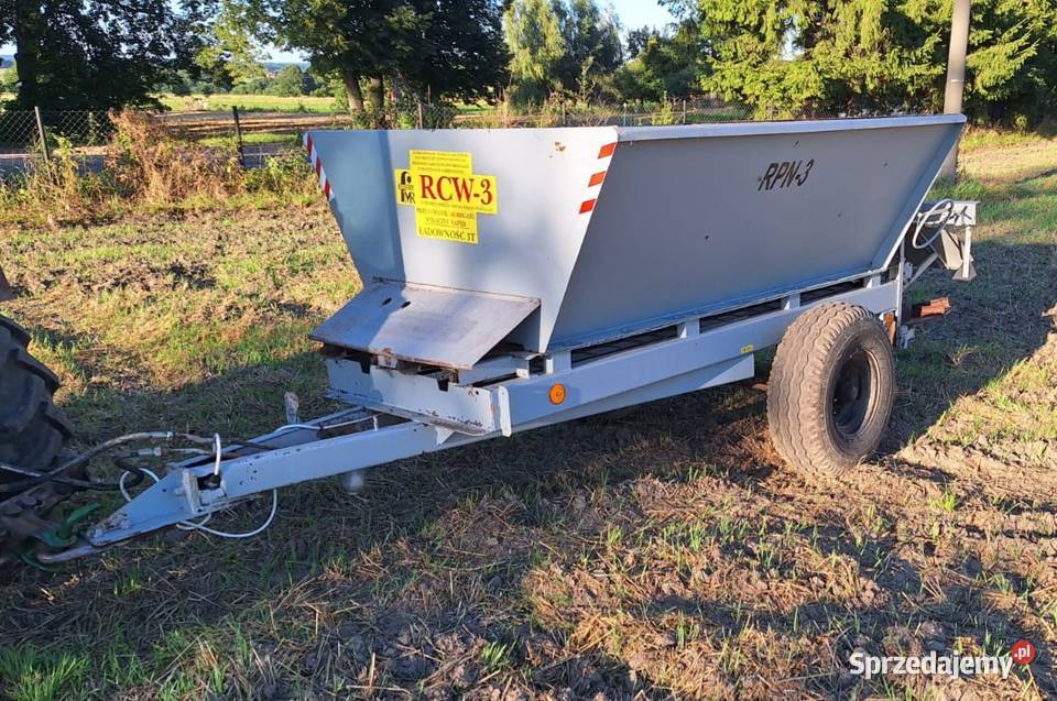 Rozsiewacz wapna 35ton w originale łańcuchowy z