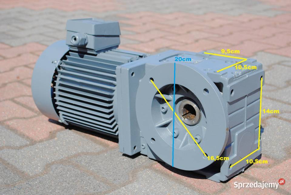 Motoreduktor kątowy 22kw 113obrmin LENZE lubuskie Kargowa