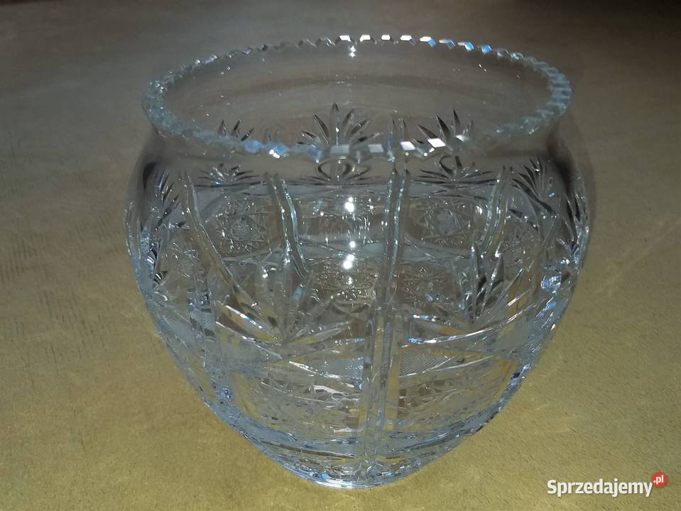 Duży kryształowy wazon Warszawa