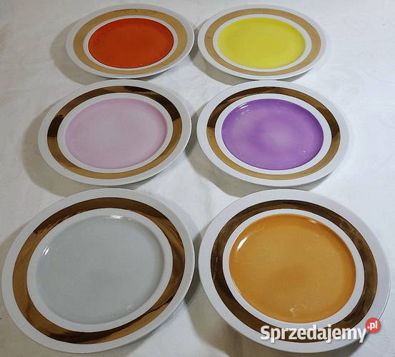 Komplet filiżanek porcelanowych Ćmielów PRL Radom