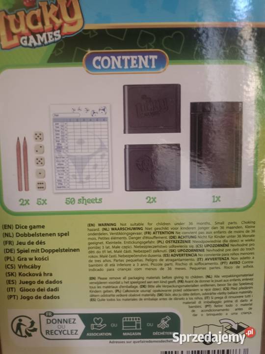 Zestaw do gry w kości ToiToys