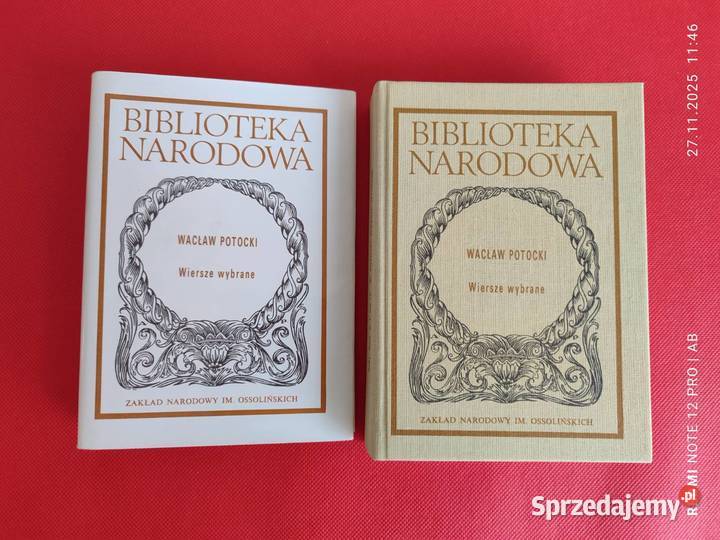 W Potocki Wiersze wybrane Biblioteka Narodowa BN Katowice