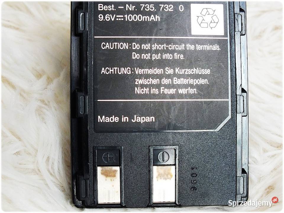 Bateria do kamery VHS 96V 1000mAh Made in Japan lubuskie Lubsko