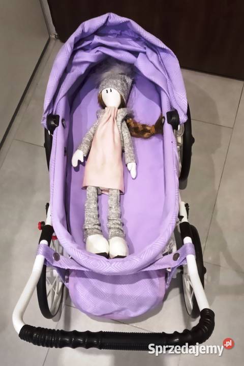 Wózek lalkowy Ewa retro lalka ręcznie robiona sprzedam