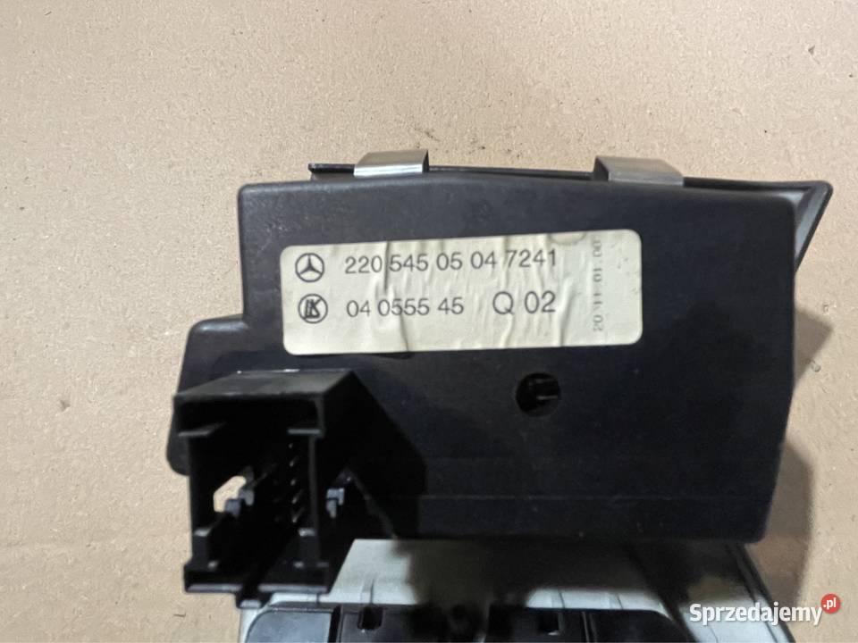 Włącznik świateł 2205450504 mercedes s w220 lift osobowe Szczecin sprzedam