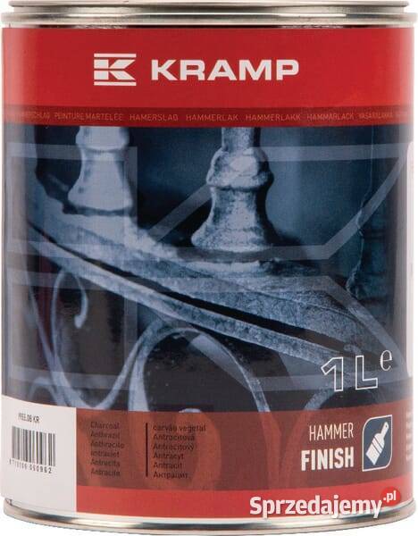 Lakier młotkowy Kramp antracytowy 1 L 995508KR Kamionna