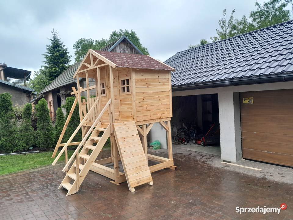 Domek drewniany plac zabaw Straszęcin sprzedam