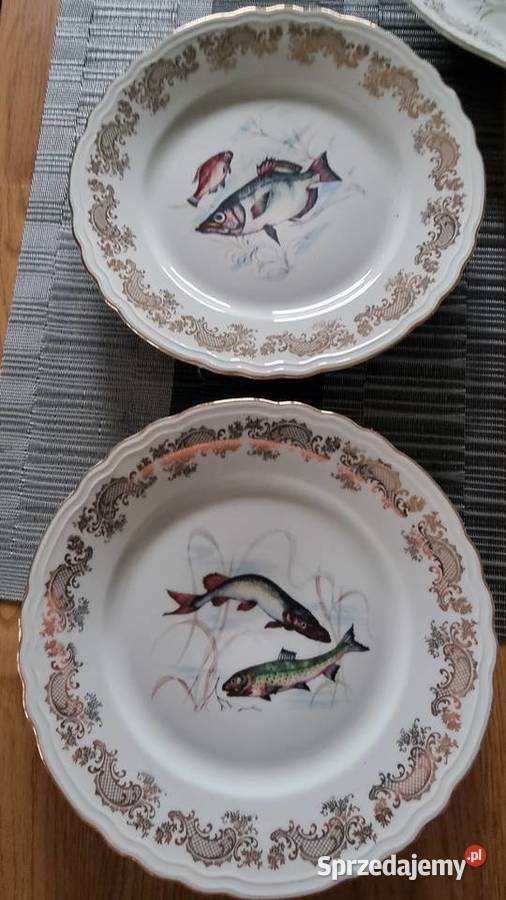 Serwis Rybny Porcelana Francuska Wola Podłężna