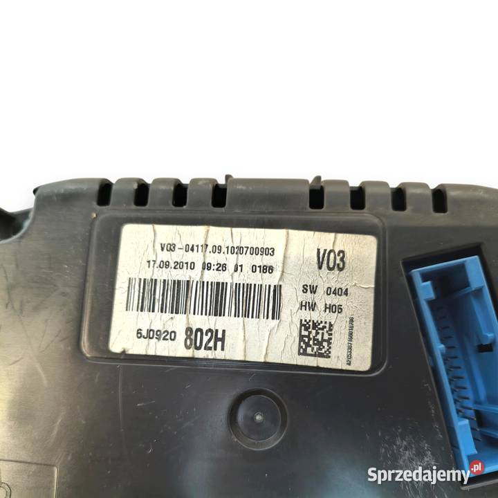 LICZNIK ZEGARY 6J0920802H Seat Ibiza IV 12 16 sprzedam
