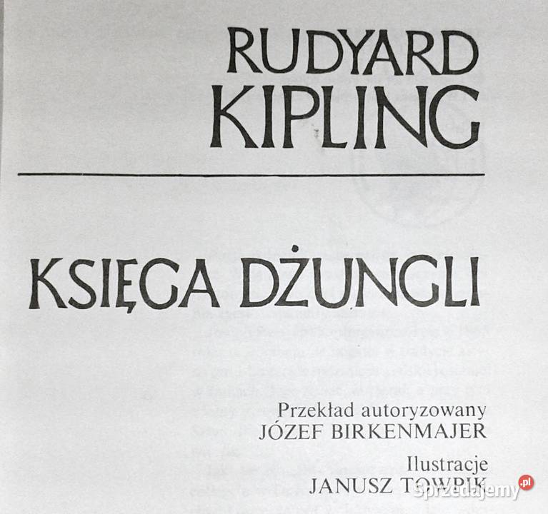 Księga dżungli Rudyard Kipling Chełm