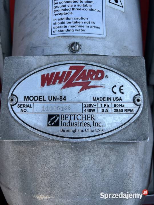 Nóż krążkowy trymer Whizard Bettcher 1400m2 Żary