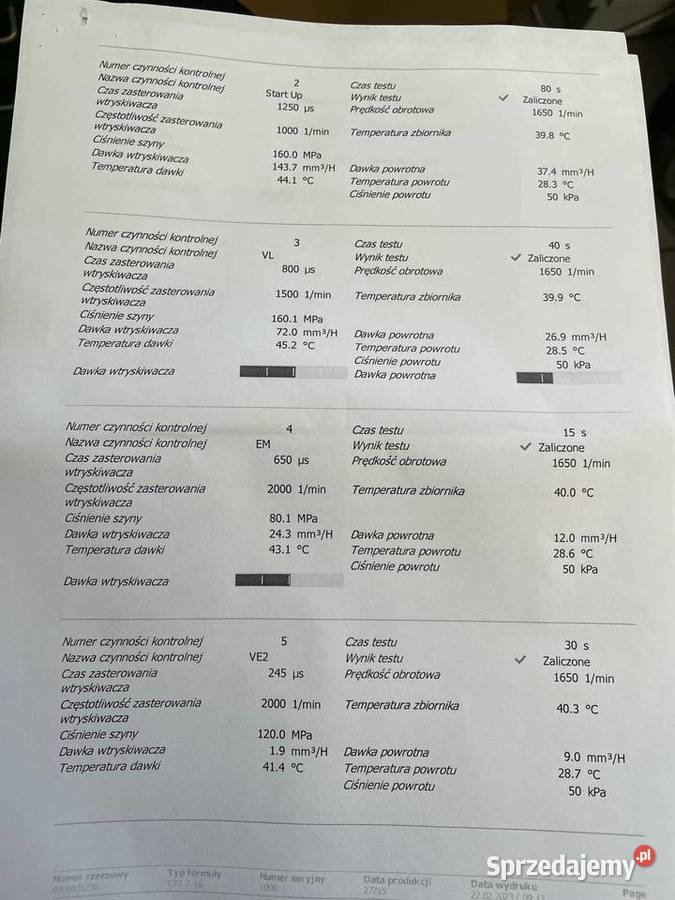 wtryskiwacz bosch 0 445 110 299 Czarny Dunajec