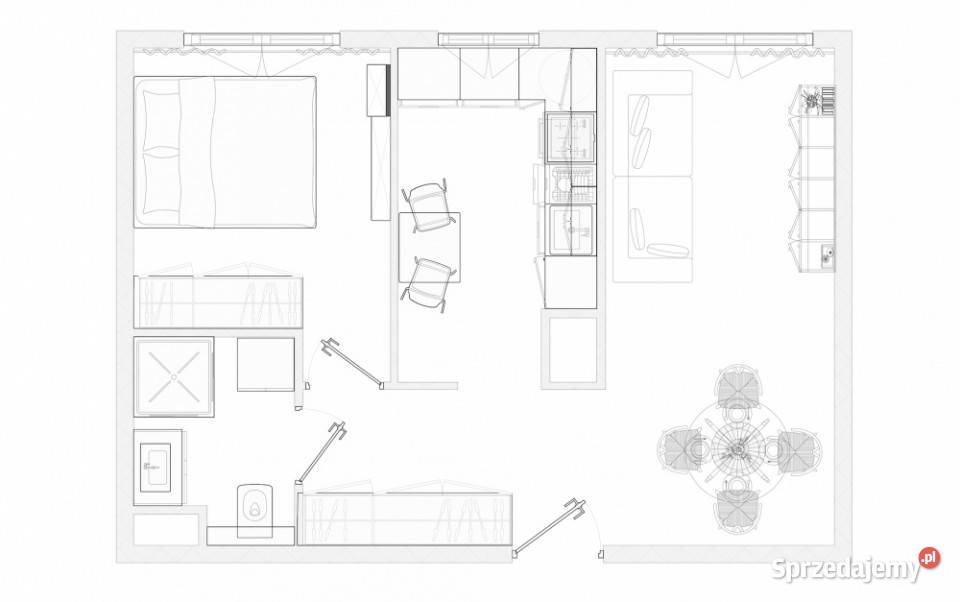 2 pokoje z oddzielną kuchnią rzadki układ na łódzkie