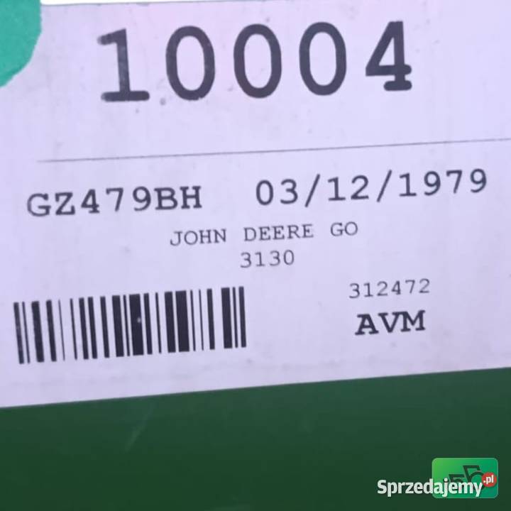 John Deere 3130 PartsCzęści wielkopolskie Wilkowo