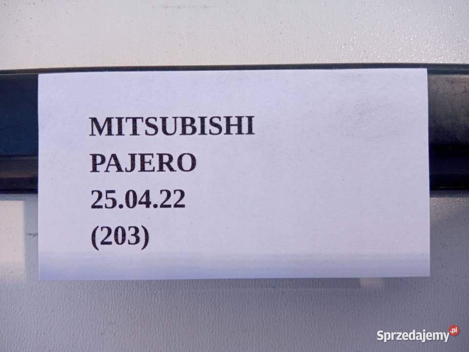 LISTWA ZGARNIAJĄCA LT MITSUBISHI PAJERO SPORT II Nowy Tomyśl