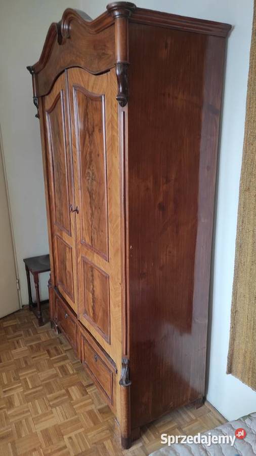 Szafa stylowa drewniana w stylu Biedermeier lite Meble Warszawa