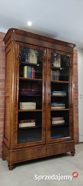 Ekskluzywna biblioteka witryna biedermeier antyk lubuskie