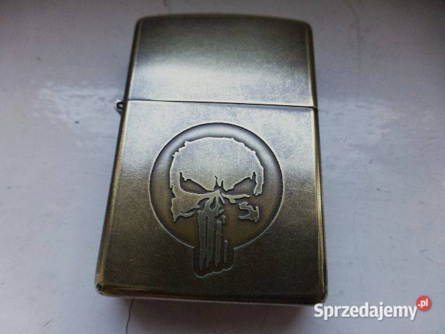Zapalniczlka Mosiężna Zippo The Punisher Marvel mazowieckie sprzedam