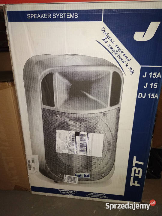 Sprzedam dwie nowe kolumny włoskiej firmy FBT