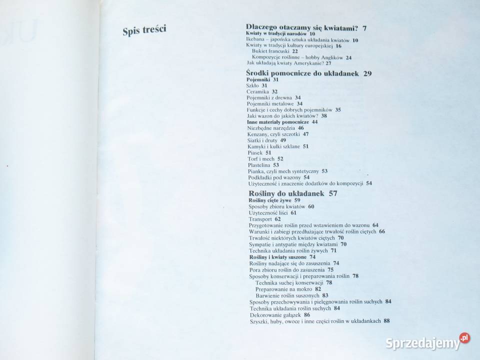 Układanki roślinne Joanna Szendel dom i ogród Kraków sprzedam