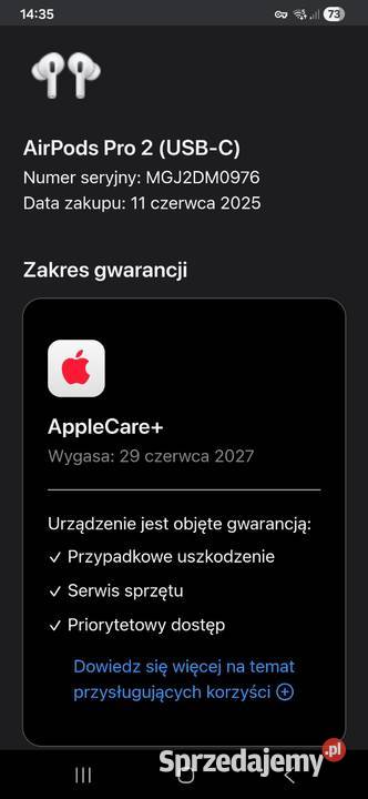 AirPods Pro 2 ANC USBC Nowe oryginalne gwarancja sprzedam