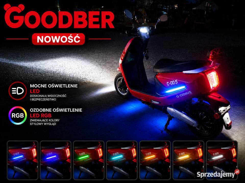 Skuter elektryczny Cedrus motorower CGO5BMB5 Bieliny