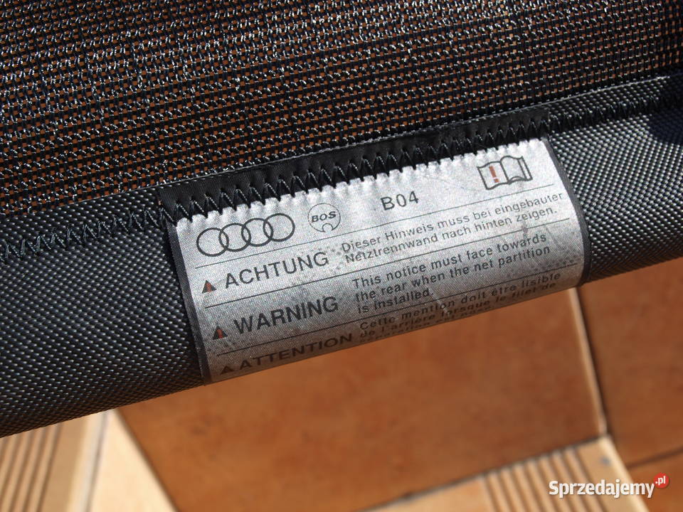 Audi Q5 siatka roleta pionowa bagażnika tył 2008 Kalisz