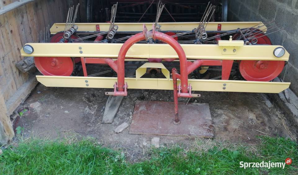Przewracarka taśmowa 3 rzędowa zgrabiarka nieuszkodzony Maszyny rolnicze podkarpackie Pilzno
