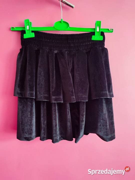 Elegancka Czarna Spódniczka Mini Lekka Letnia Spódnice i sukienki podlaskie Suwałki