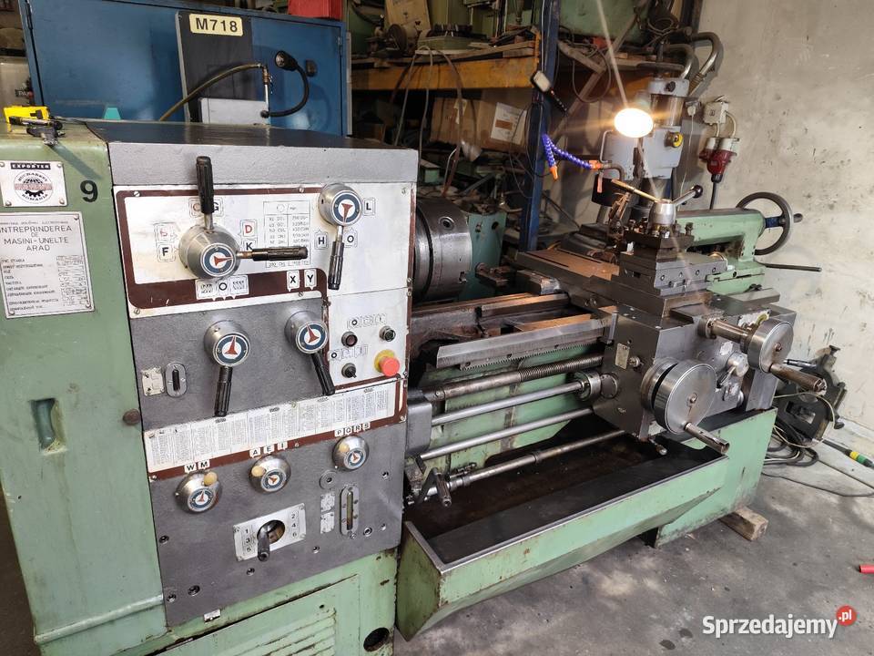 Tokarka do metalu Arad Sn 402 x 750 Tur 50 Maków Podhalański