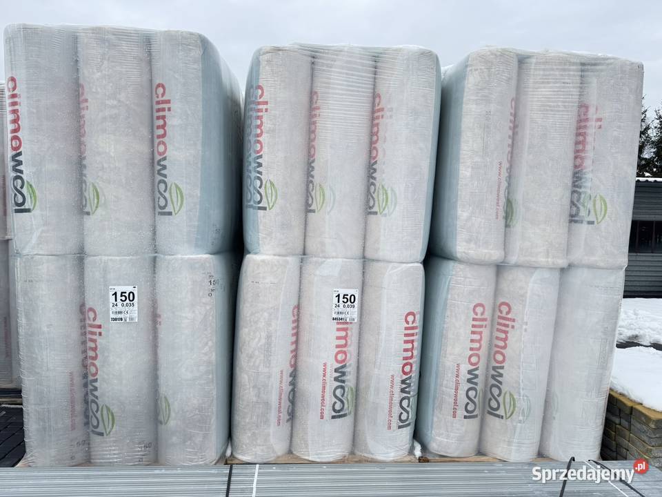 Wełna mineralna mata Climowool DF035 lambda 0035 Oleśnica