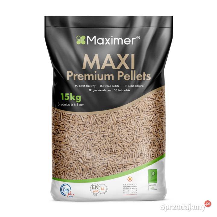 Pellet drzewny Maximer DIN A1 transport i