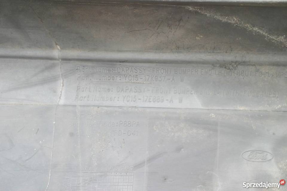 FORD TRANSIT VI NAROŻNIK ZDERZAKA LEWY PRZÓD MK6 Bieleń