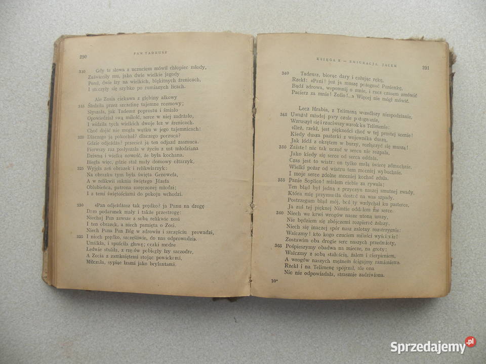 PAN TADEUSZ 1948r Antyki, Sztuka, Kolekcje Andrychów sprzedam