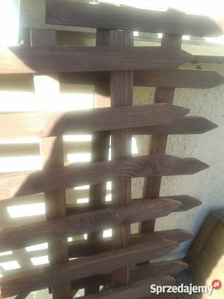 Drewniany płotek sztachetowy 125 m x 40 wysoki Bydgoszcz