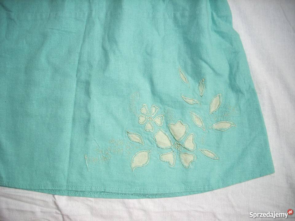 Mia Moda Lniana Bluzka Haft 44