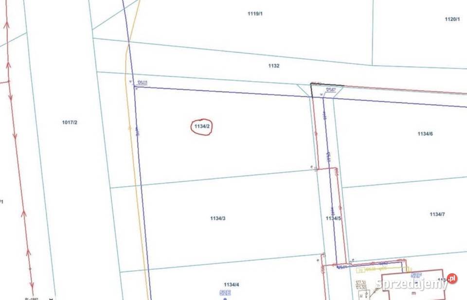 Działka budowlana Okalewo 1378m2