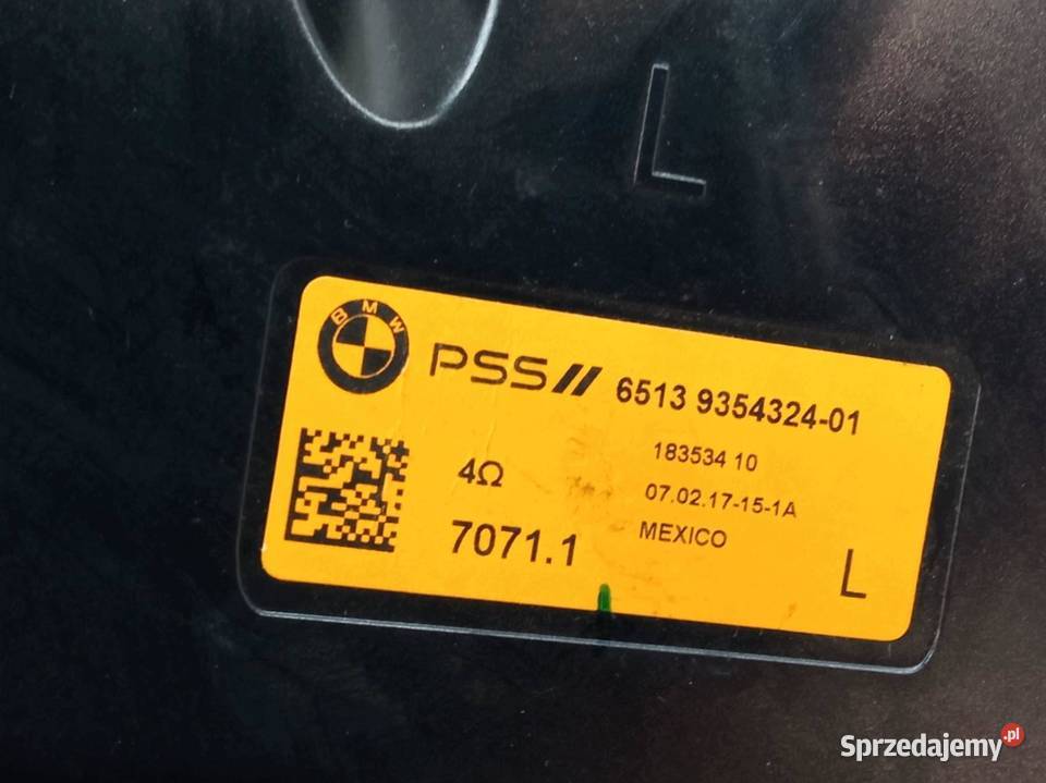 GŁOŚNIK HARMAN KARDON 9354324 Bmw X6 II 20142019 sprzedam