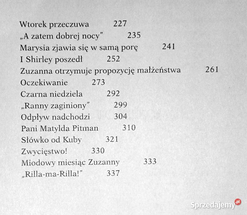 Rilla ze Złotego Brzegu Lucy Maud Montgomery Kultura i Rozrywka Chełm sprzedam