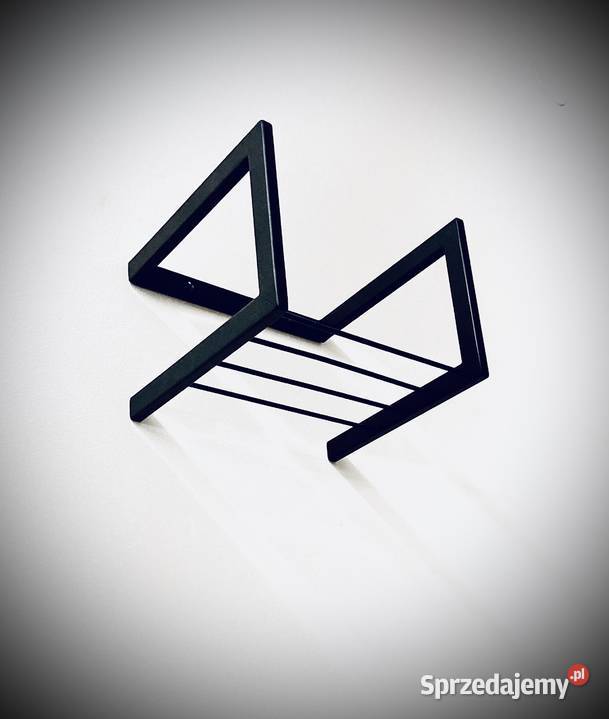 Kwietnik ścienny loft czarny handmade Wyposażenie wnętrz Warszawa