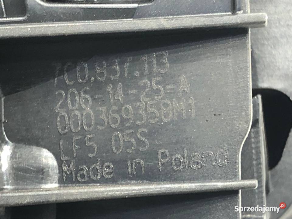 KLAMKA WEWNĘTRZNA LEWY PRZÓD MAN TGE 7C0837113 sprzedam