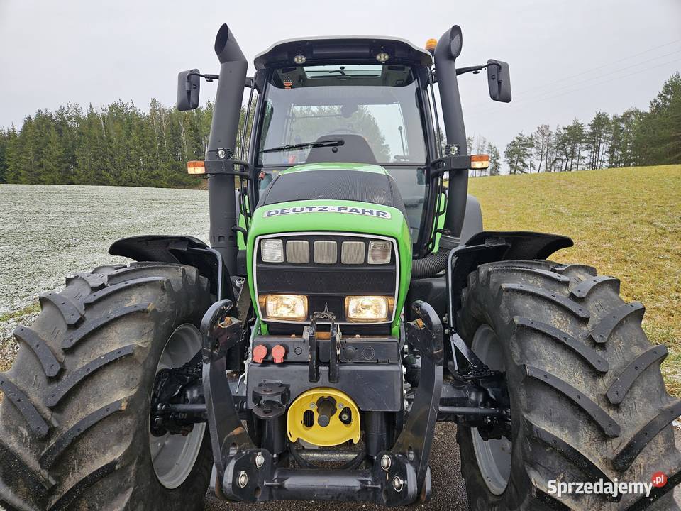 Ciągnik DeutzFahr agrotron m620 z przednim wom i Sejny
